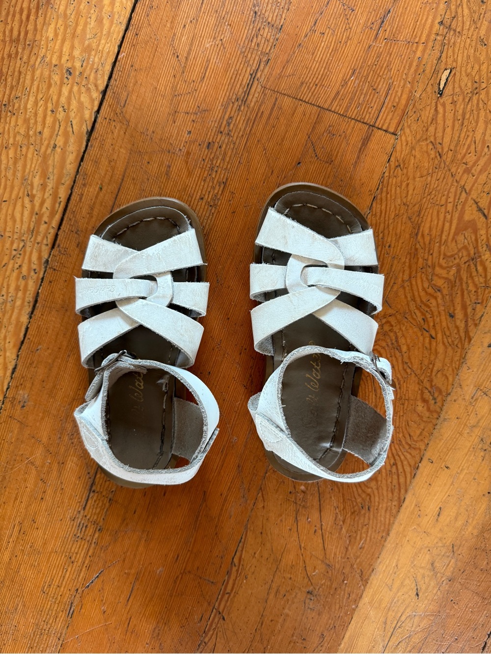 Kids White Salt Water Sandals - Casual Summer Shoe